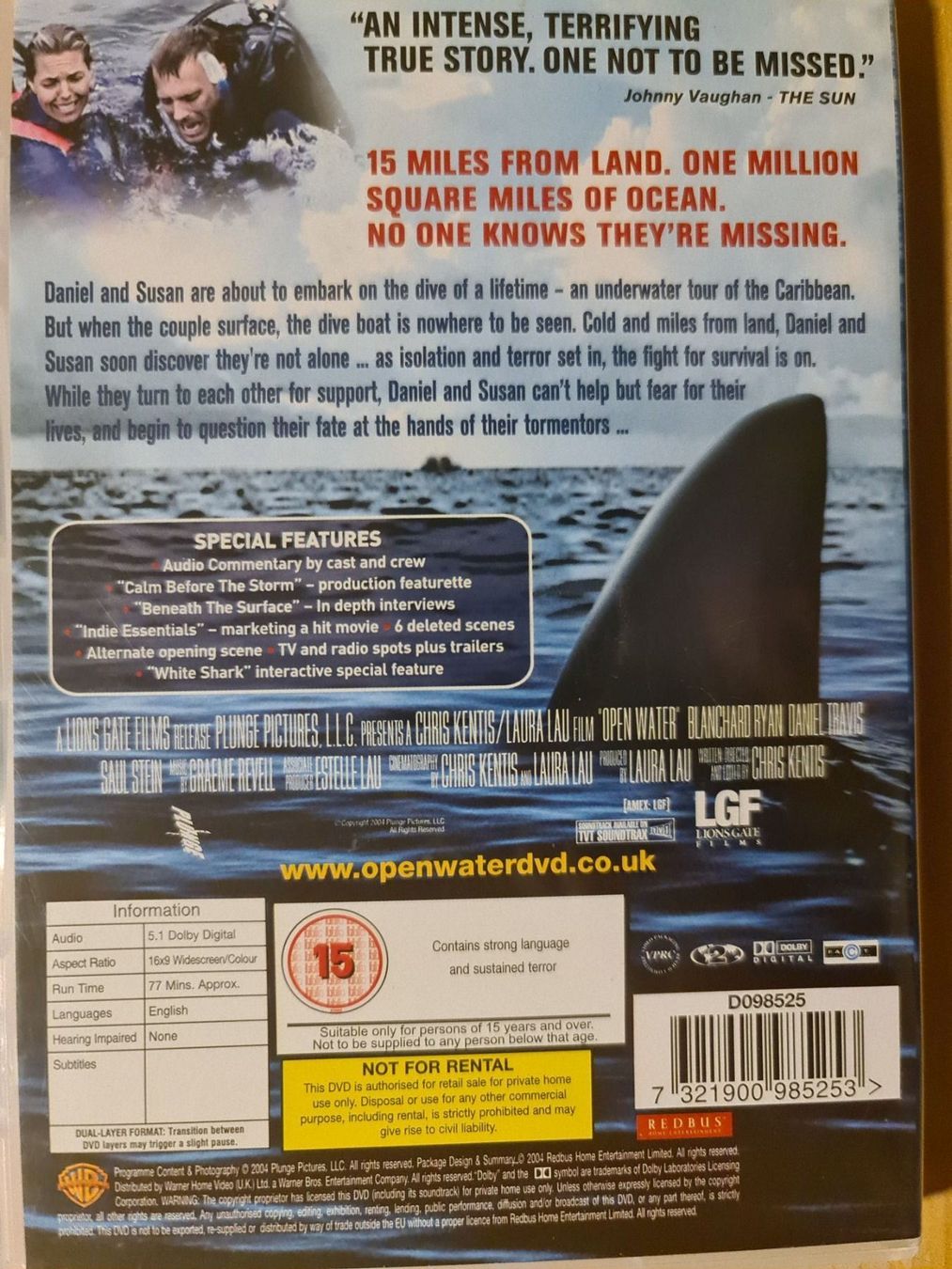 Alle DVDs: Open water – Gebraucht aus Dintikon von Vexi 1