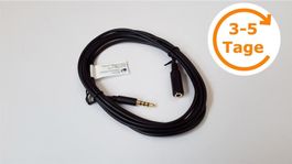 Audiokabel Verlängerung 3.5 mm 4pol 2m