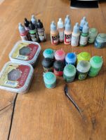 Warhammer Farben und Streumaterial