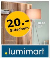 Fr. 20.- LUMIMART Gutschein