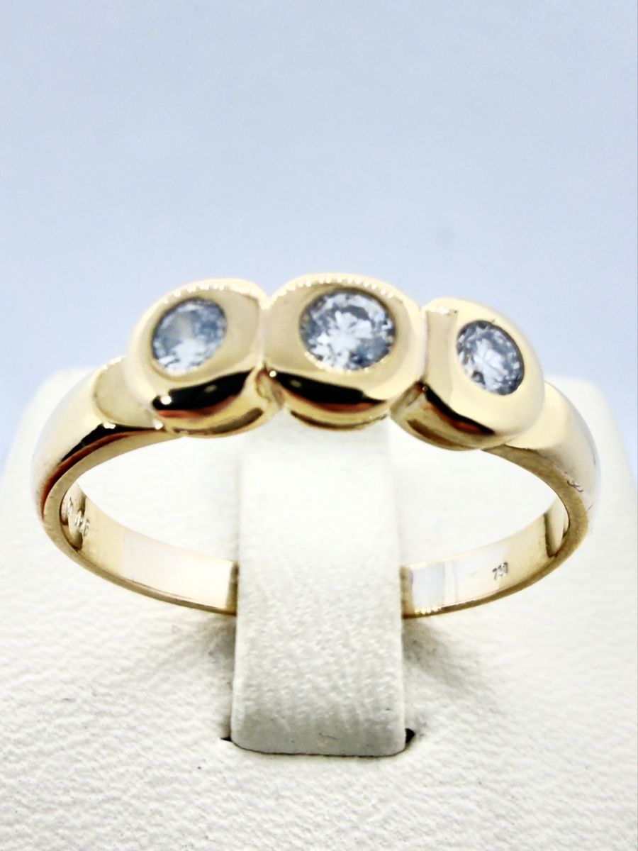 Anelli: 750 Gold Ring mit 025 Ct Brillanten – Nuovo (secondo la descrizione) da Murg venduto da MTGold 3