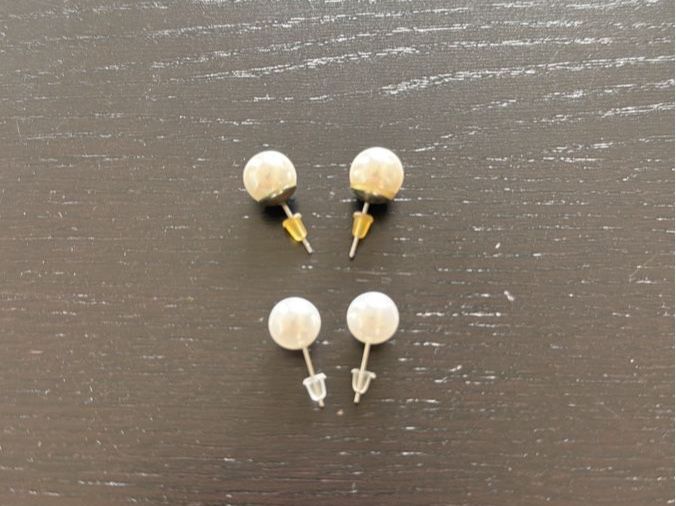 Orecchini pendenti & Orecchini a lobo: 2x Elegante Ohrstecker mit Perlen, Zeitloser Schmuck! – Usato da Zürich venduto da Hugsy30