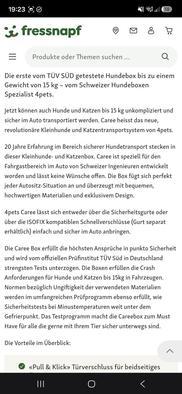 4pets Cages, transport & sécurité: 4pets Transportbox Caree anthrazit/grau gebraucht – D'occasion à Horgenberg par callmeloco 7