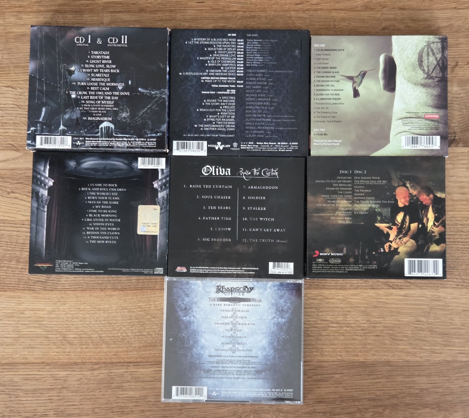 CDs: Symphonic Metal/Rock | CD Sammlung | 7 Stk. – Gebraucht aus Oftringen von Seagull_S6 1