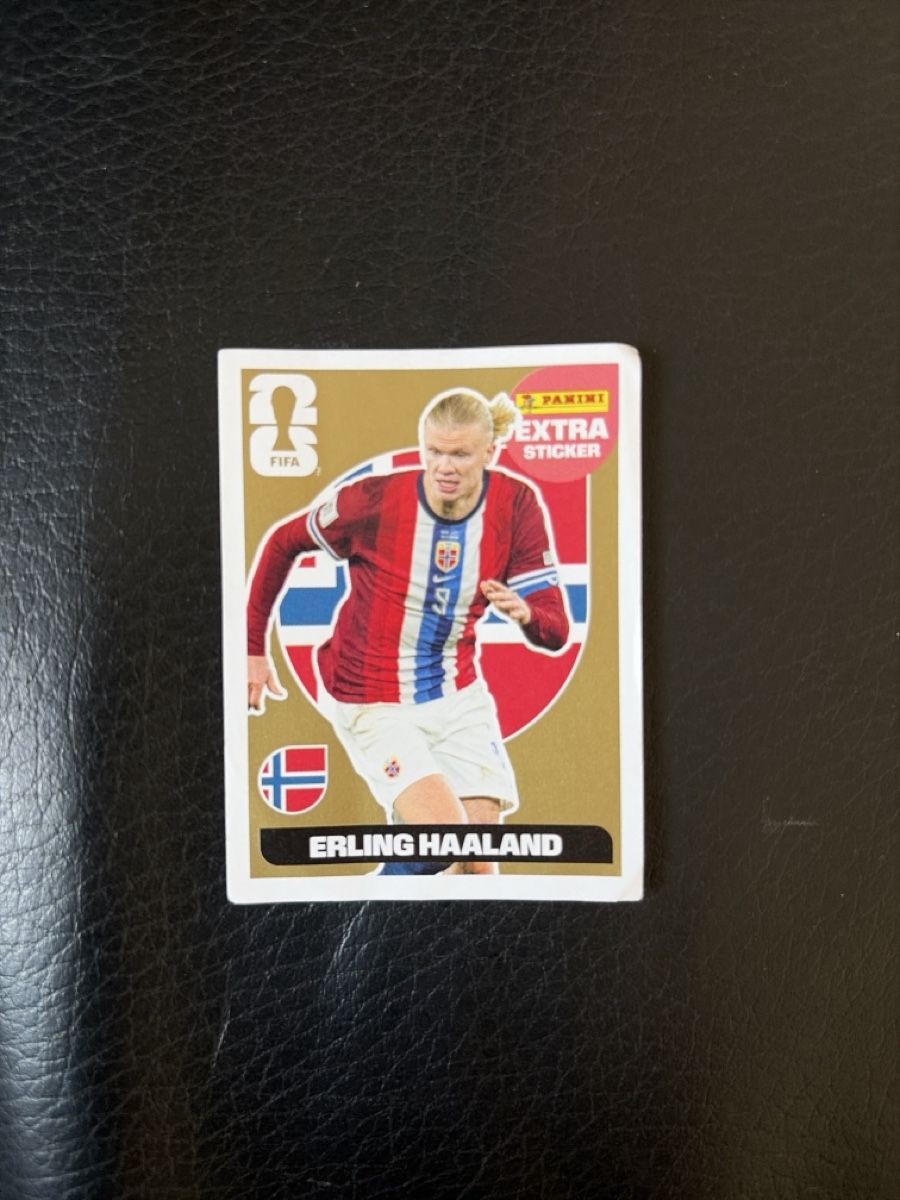 Panini Carte collezionabili: Haaland Extra Sticker Gold – Nuovo e nell'imballaggio originale da Sursee venduto da fjo_xbt8