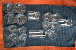 Schöne Gläser-Sammlung, 16 Stück, zeitloses Design 🍸🥂