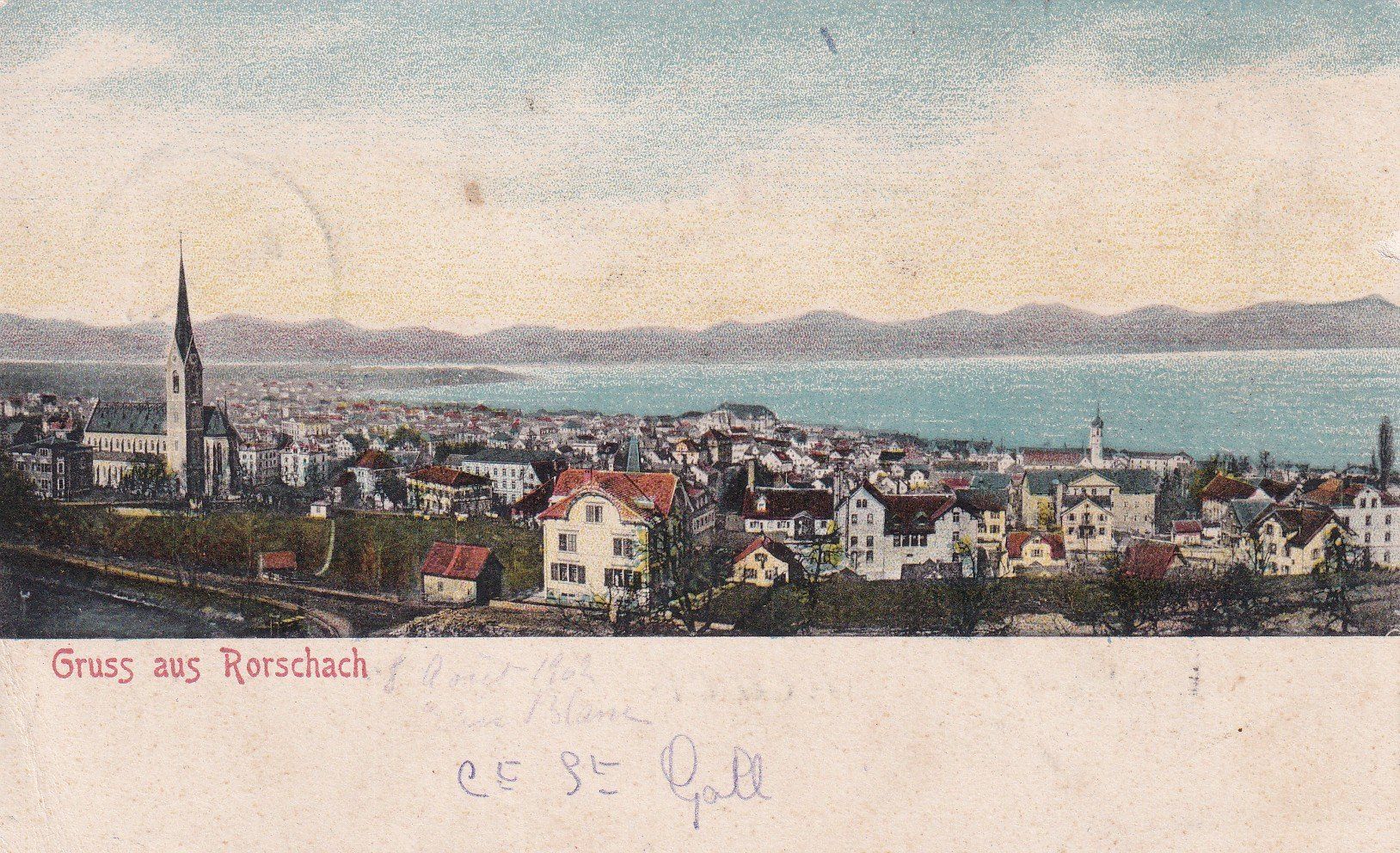 Cartes postales: Gruss aus Rorschach 1902 – D'occasion à Cormoret par Pascalll2001
