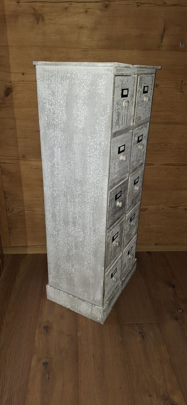 Cassettiere: Möbel Vintage Shabby Chic 10 Schubladen – Usato da Wichtrach venduto da Sunneblueme7 1