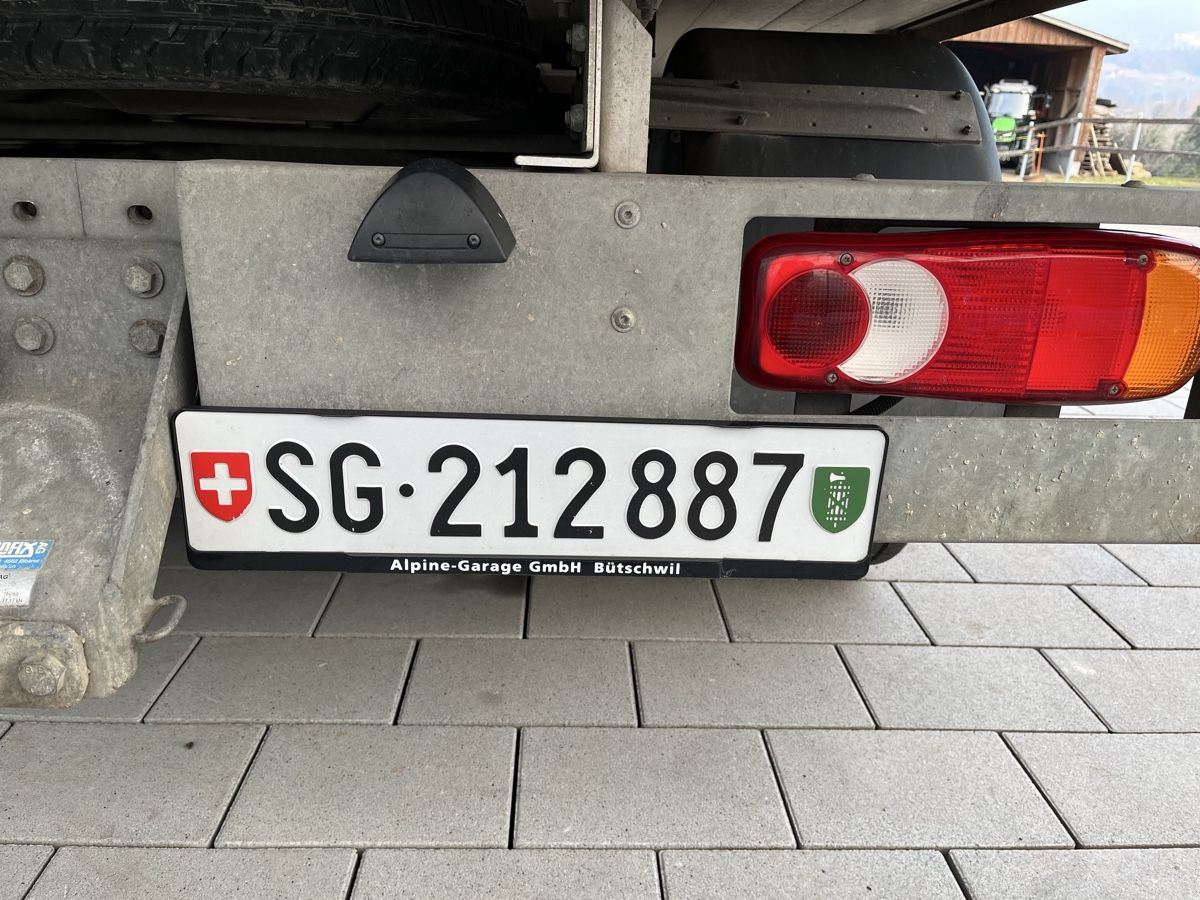 Insegne: Schönes Kontrollschild SG 212887 – Usato da Mosnang venduto da two_for_tragedy