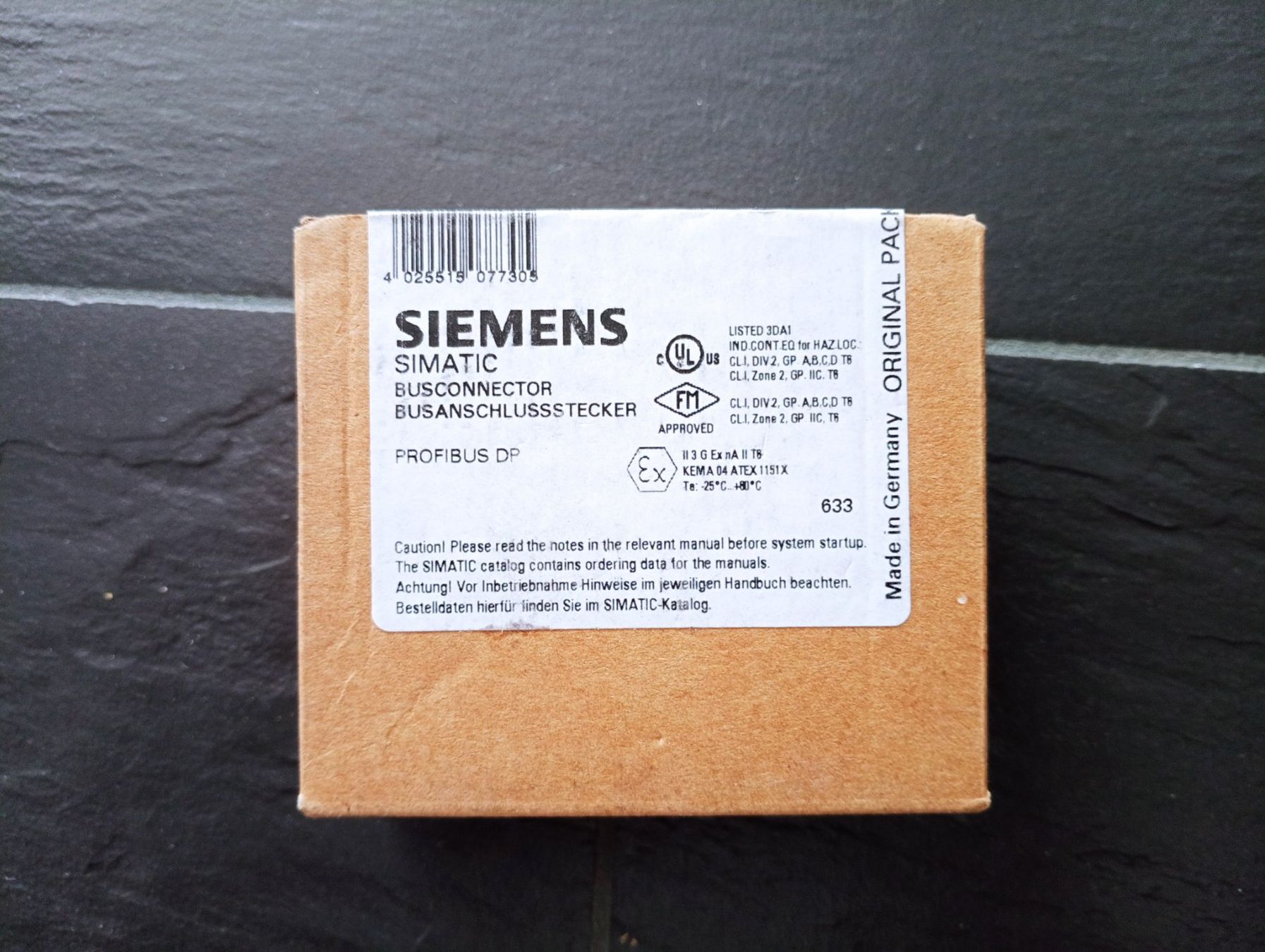 Siemens Elektronikbauteile: 2 x Siemens SIMATIC DP, Stecker PROFIBUS  6ES7972-0BB52-0XA0 – Neu und originalverpackt aus Ufhusen von HKSC 1