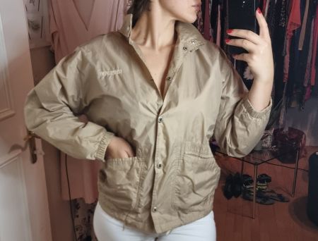 Vintage  Jacke M beige oversized