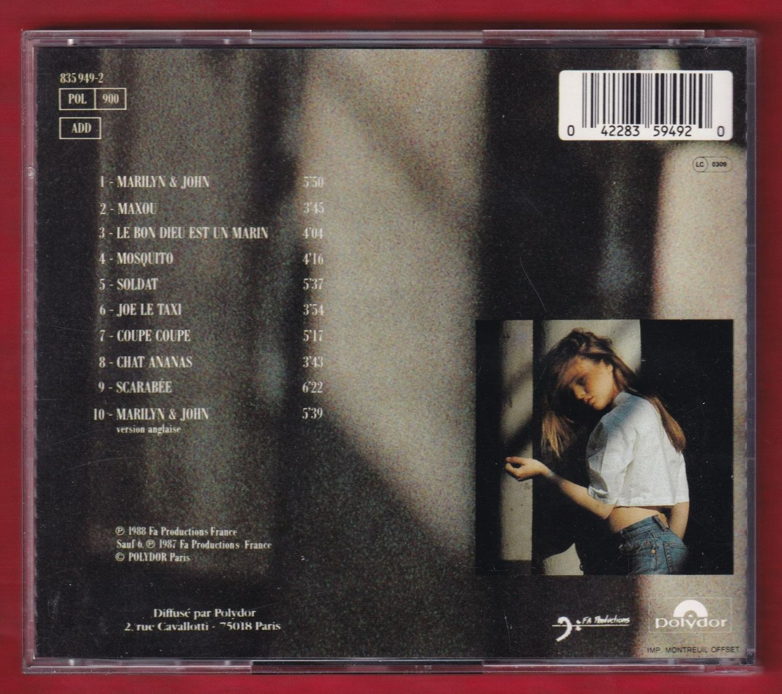 CDs: Vanessa Paradis - M & J (CD) – Gebraucht aus Zürich von Pfluftl2000 1