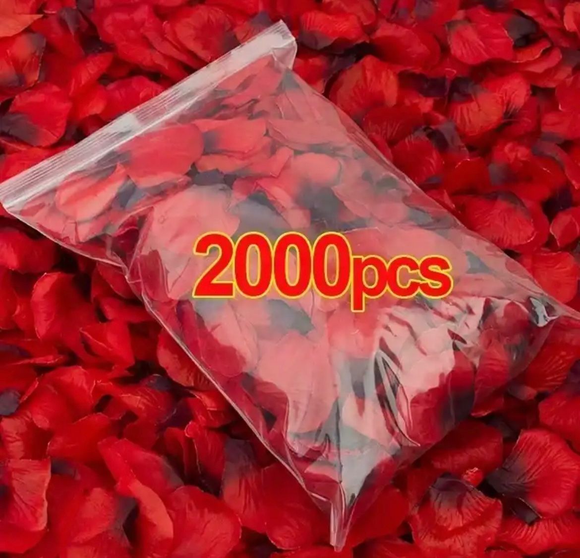 Tutte le decorazioni: 2000 Stücke rote künstliche Rosen – Nuovo e nell'imballaggio originale da Oberegg venduto da Alepokemon 3