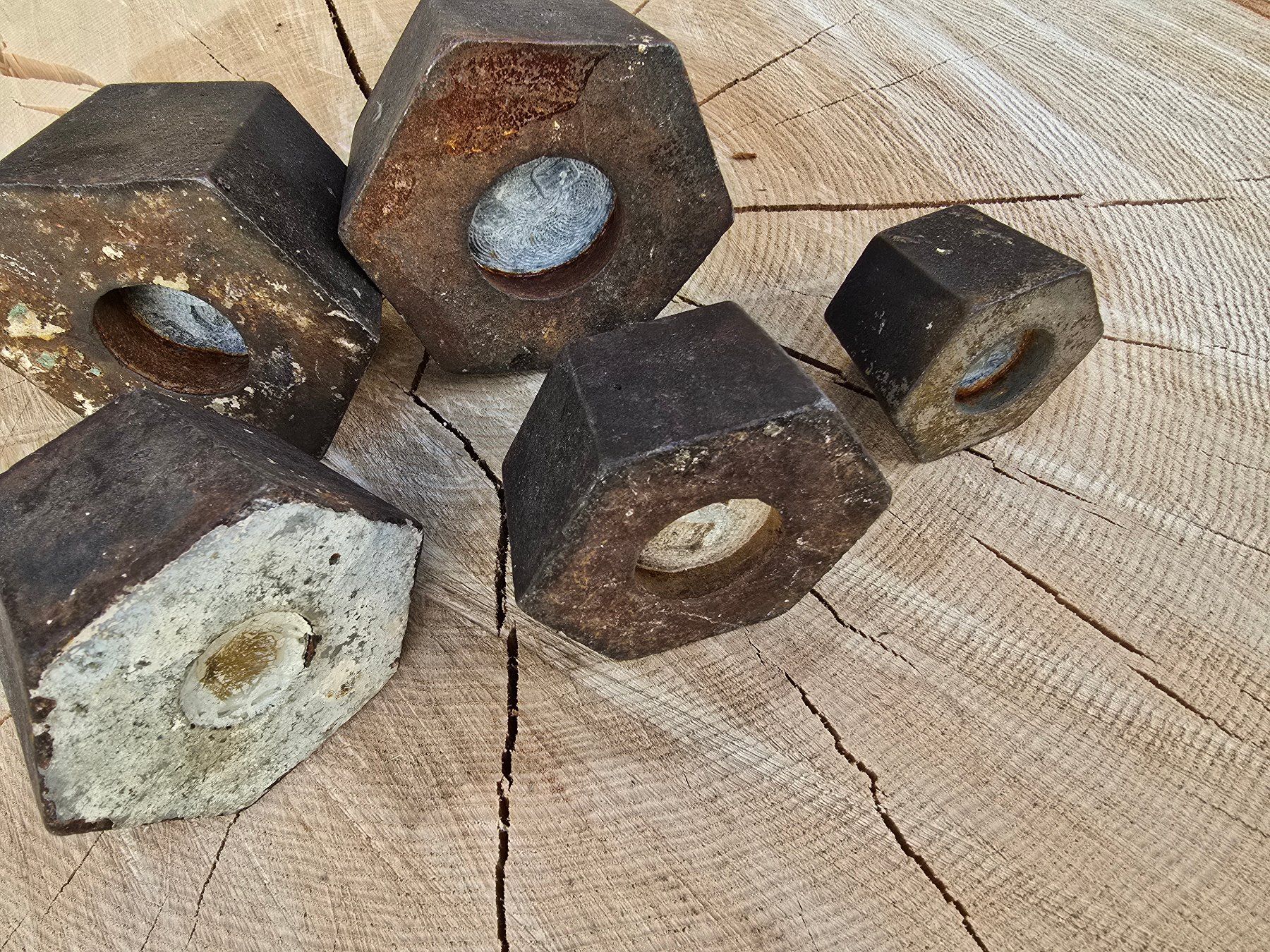 Tous les outils: 5 vintage Gewichtsteine – D'occasion à Romanshorn par Rachacha 5