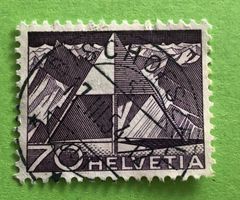 Nr.308 mit Stempel Triangulationspunkt Technik und Landschaf