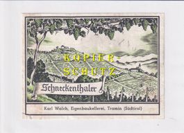 Etikette - Schneckenthaler /bd