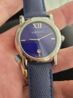 Montre Aerowatch cadran bleu bracelet cuir 38 mm
