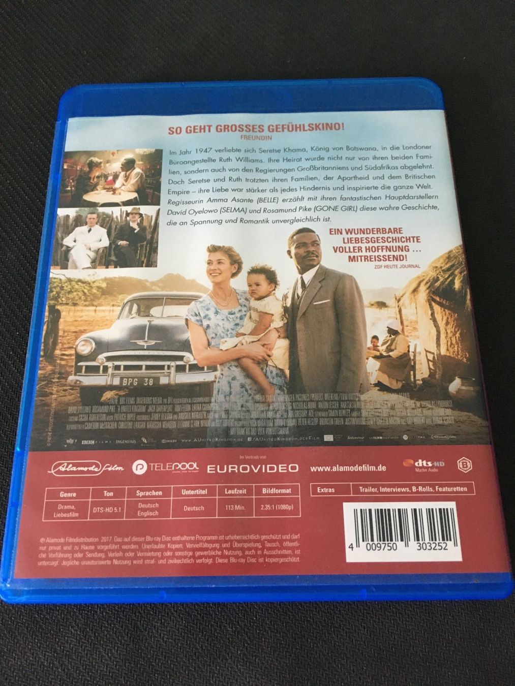 Alle DVDs: A United Kingdom [Blu-ray] – Gebraucht aus St.Gallen von MedienJoe 1