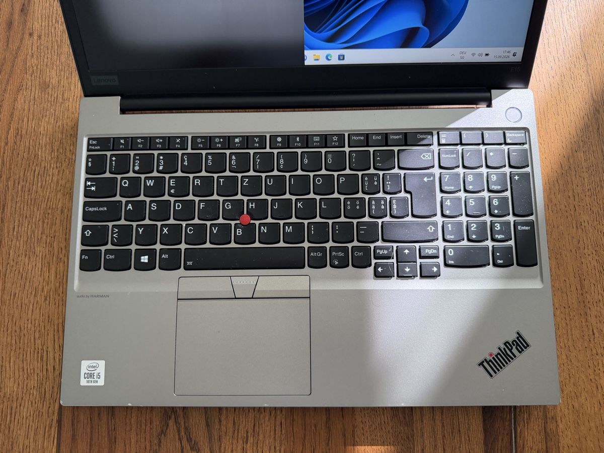 Lenovo Notebook: Notebook - Lenovo ThinkPad E15 - Ab 1 Fr..! – Difettoso da Zürich venduto da ersel 3