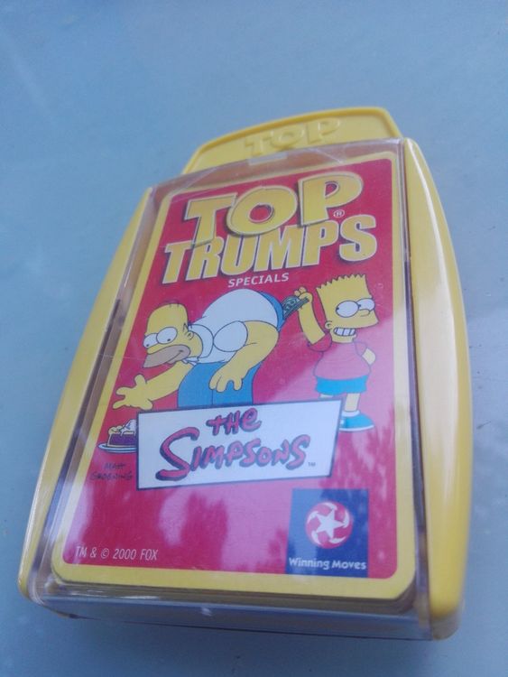 Top Trumps Specials Die Simpsons ©2000 Tm And Fox Kaufen Auf Ricardo