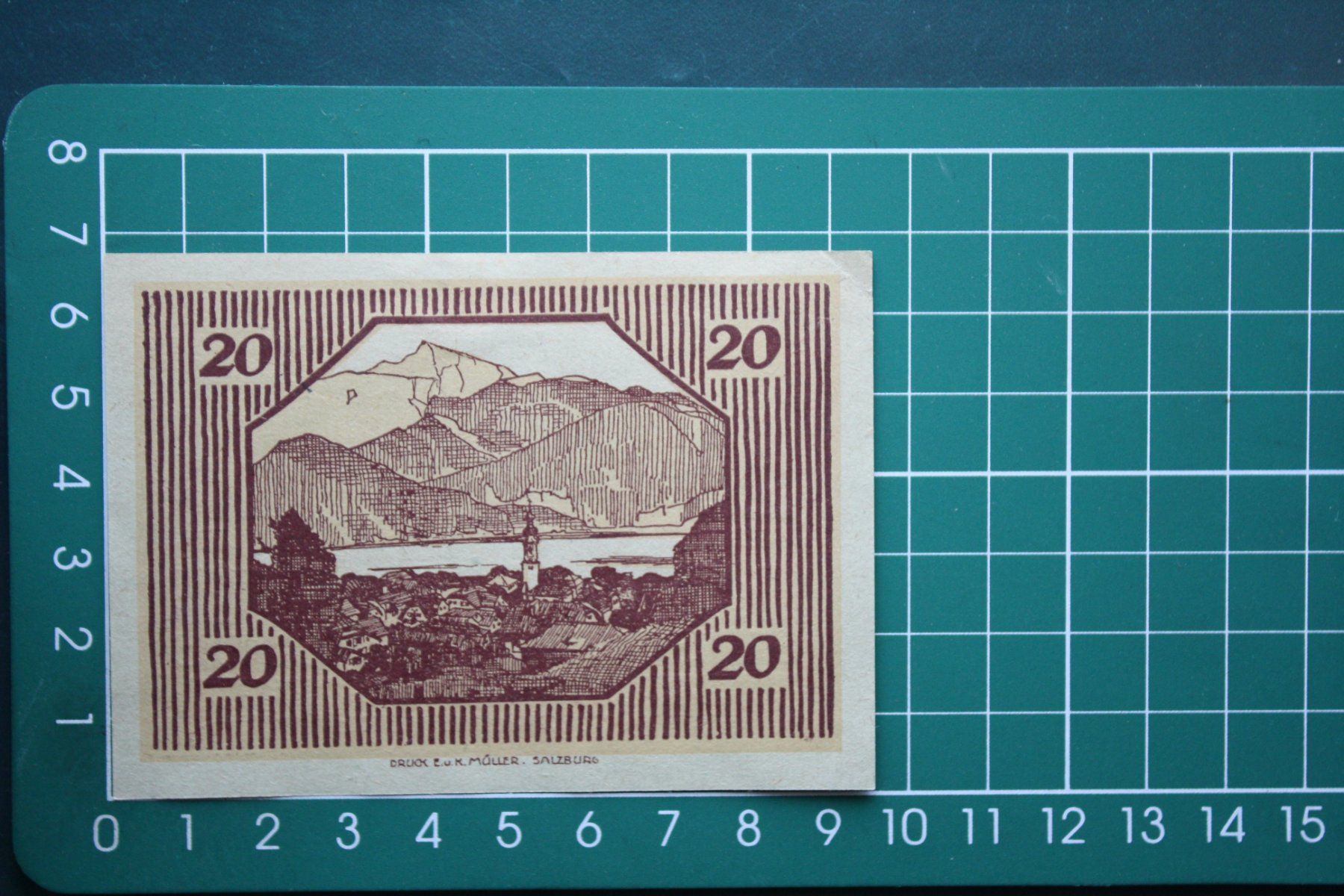 Banconote: currency voucher austria st.gilgen 20 heller 1920 – Usato da Laupen BE venduto da Gufi57 1