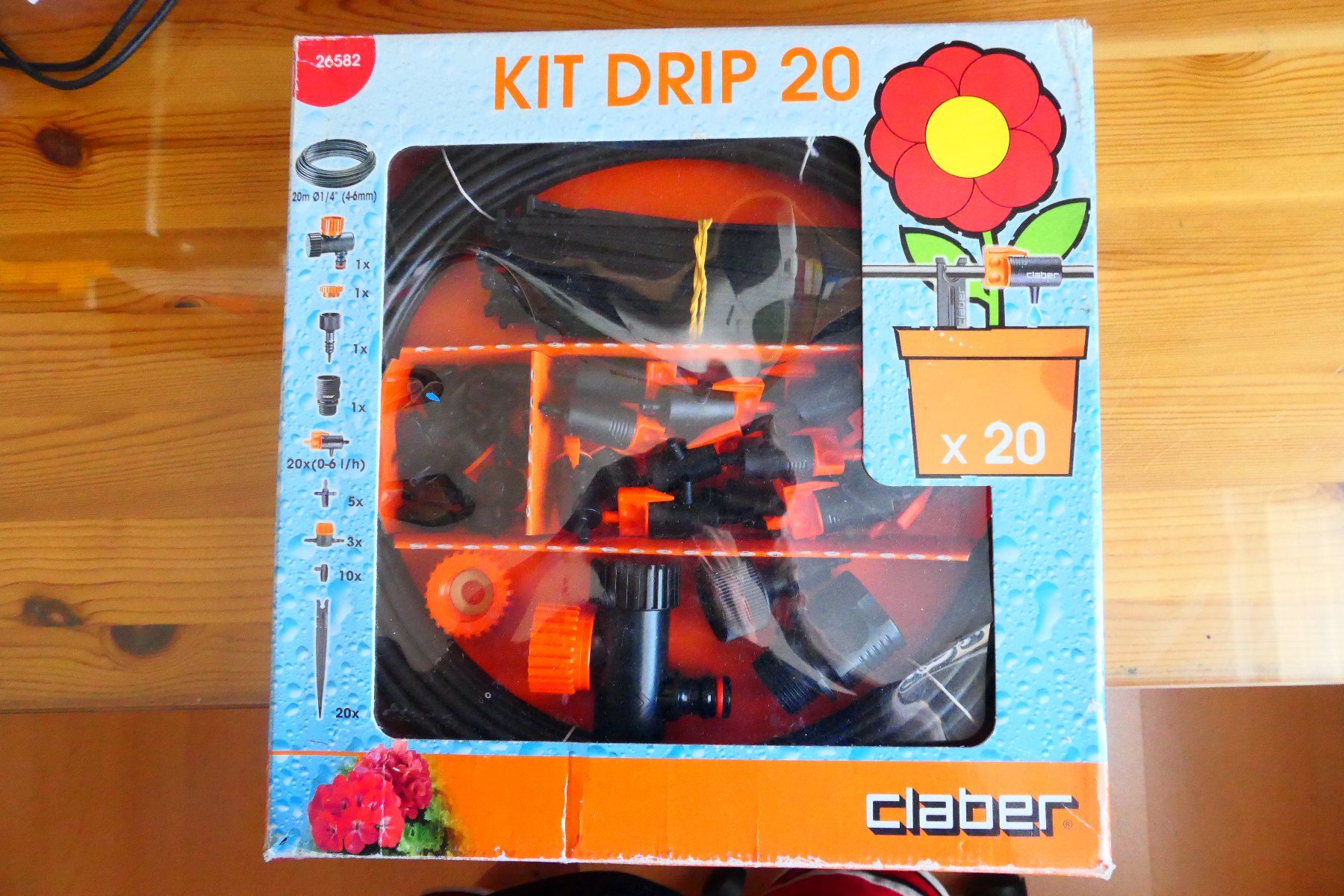 Tubi & Tubi flessibili: Claber Kit Drip 20 Bewässerungsset, – Nuovo (secondo la descrizione) da Diegten venduto da marcel3891