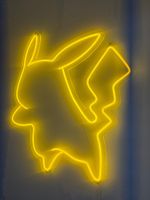 Pikachu Neon Gelb LED Leuchtreklame Pokemon
