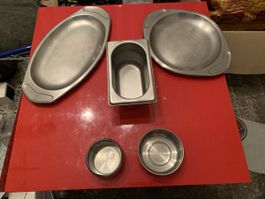 Edelstahl-Servierset / Schalen-Set (5 Teile)