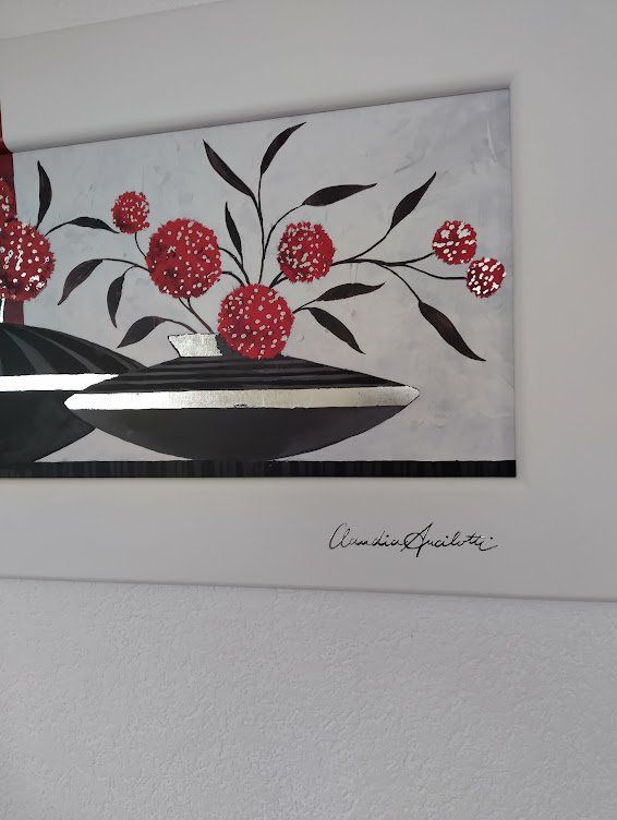 Foto & Immagini: Gemälde, Wandbild, Blumen Stillleben, moderne Kunst, Top! – Usato da Grosswangen venduto da mis_c9k6 1