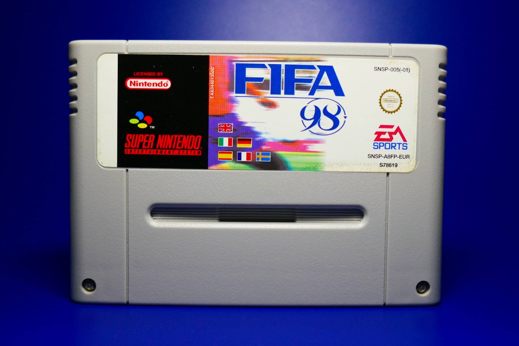 Nintendo Giochi: Fifa 98 - Super Nintendo – Usato da Vuarrens venduto da Espace-Retro