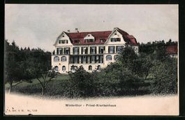 AK Winterthur, Privat-Krankenhaus, 1909