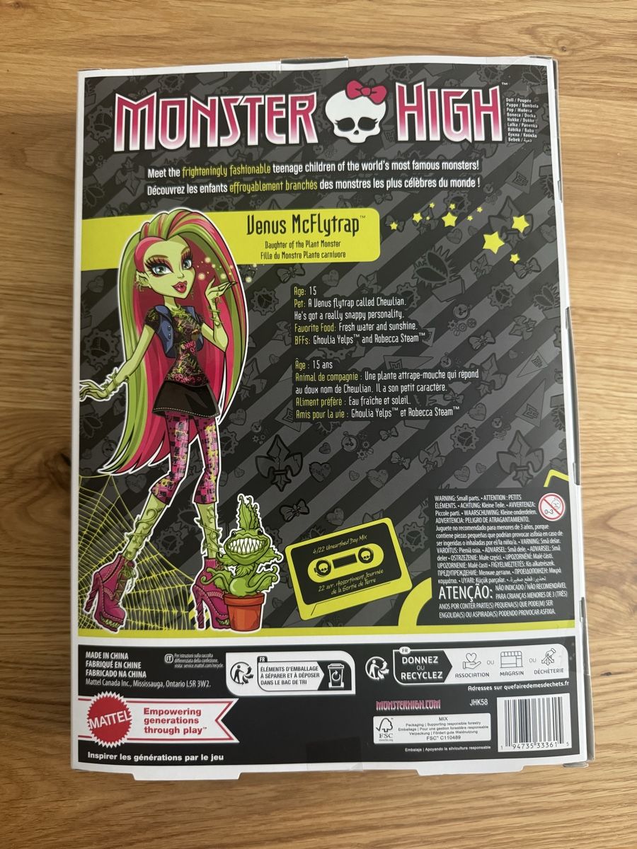 Poupées: Monster High Puppe Venus McFlytrap – Neuf avec emballage d'origine à Sursee par giu_205 1