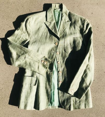 Leinenblazer Mint, Gr. 38