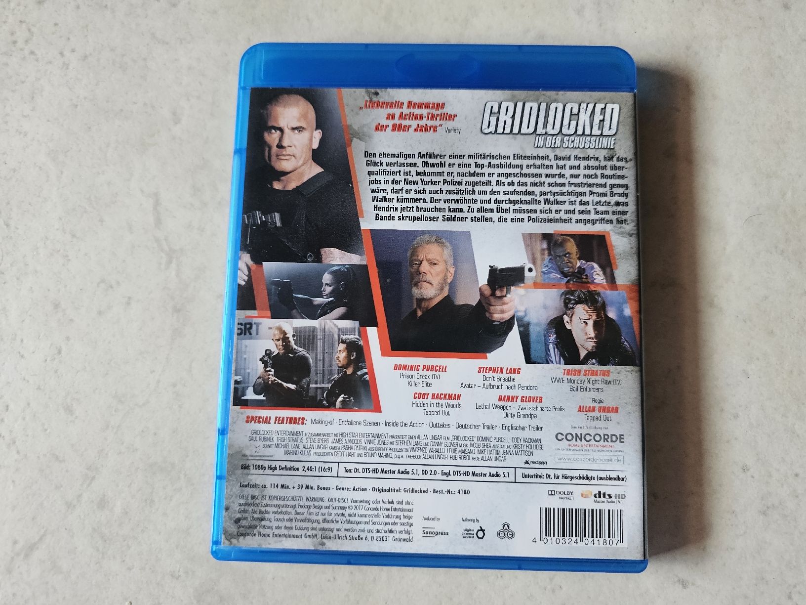Tutti i DVDs: Gridlocked  -  In der Schusslinie  /  Bluray – Usato da Schneisingen venduto da backstore24 1