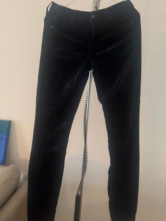 7 for all Mankind Samthose, Gr. 26, Schwarz, Top Zustand!