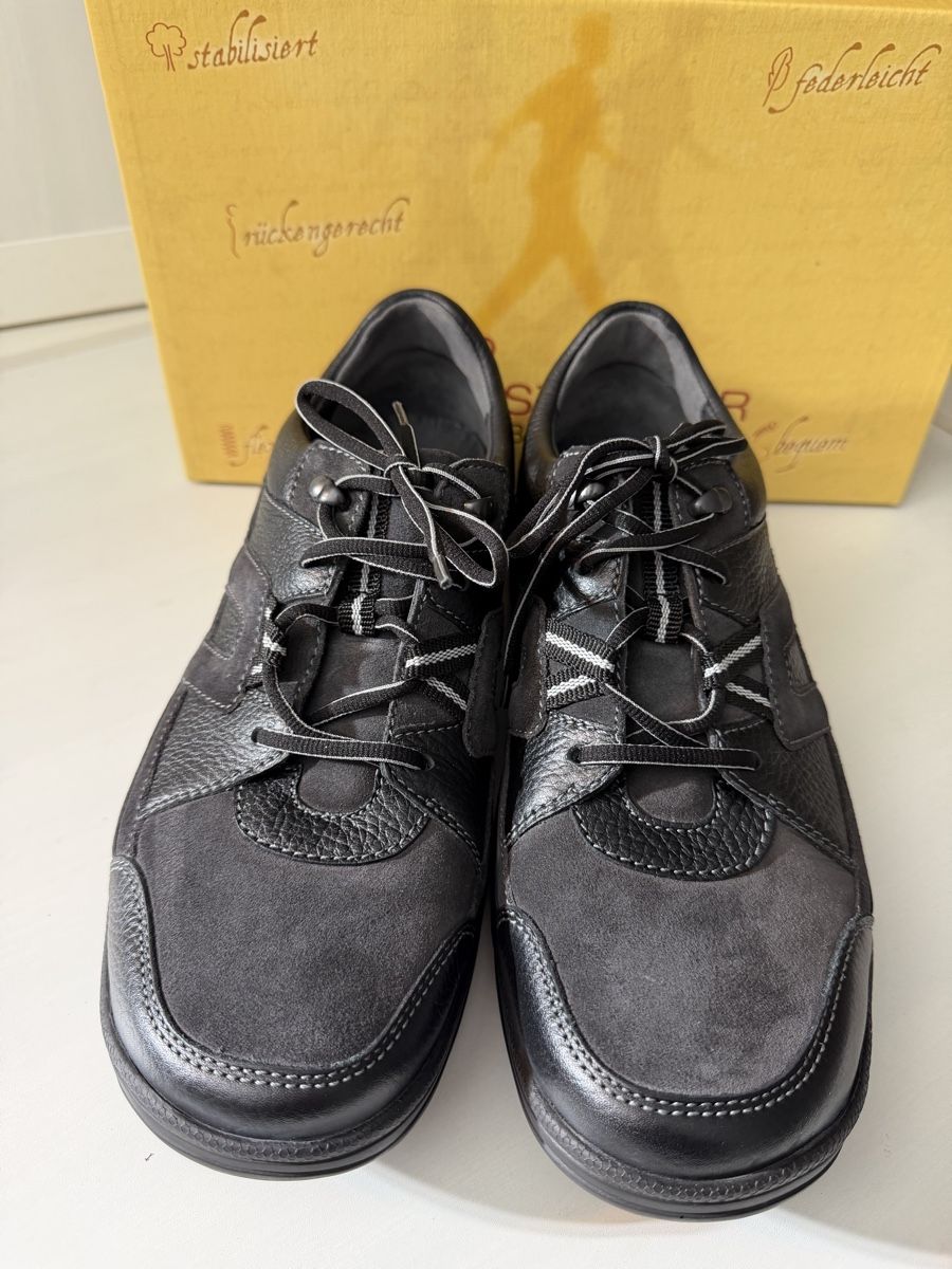 Scarpe da uomo: Chaussures Ströber SAMSON noir 43.5 neuf – Nuovo e nell'imballaggio originale da Brügg BE venduto da Goob 2