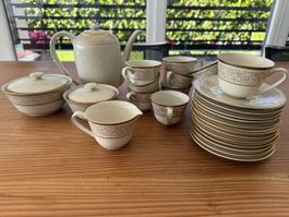 Kaffeeservice, Geschirrset,Langenthal , Golddekor