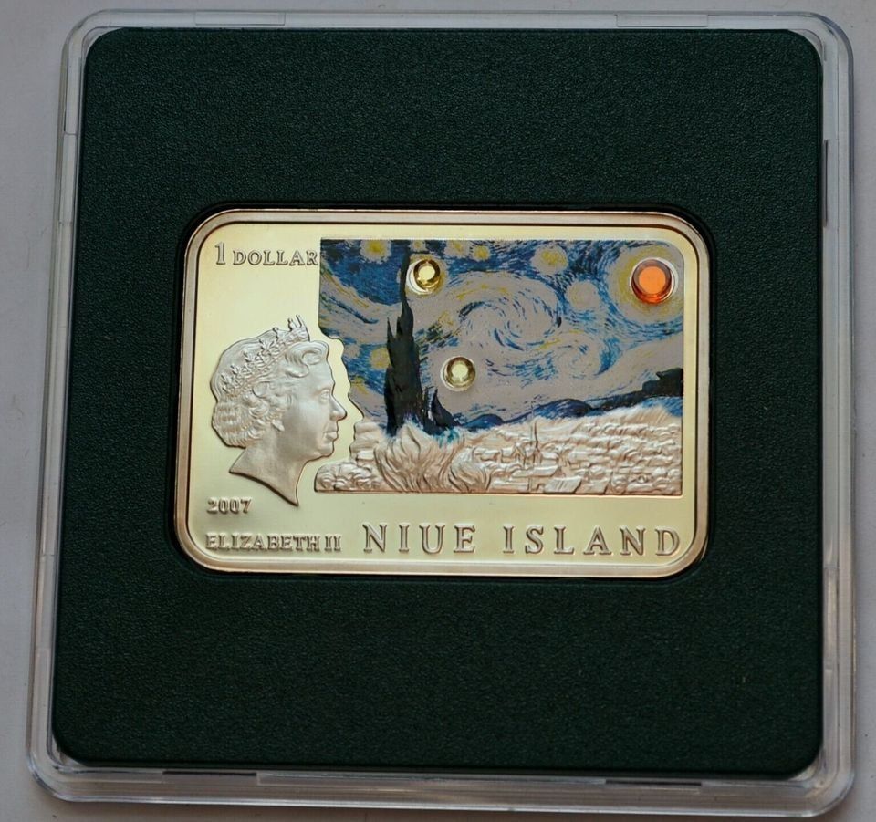 Tutti le monete: Piece collection en Argent 925 Niue 2007 Vincent van Gogh – Nuovo e nell'imballaggio originale da Renens VD venduto da cla_7zv5 1