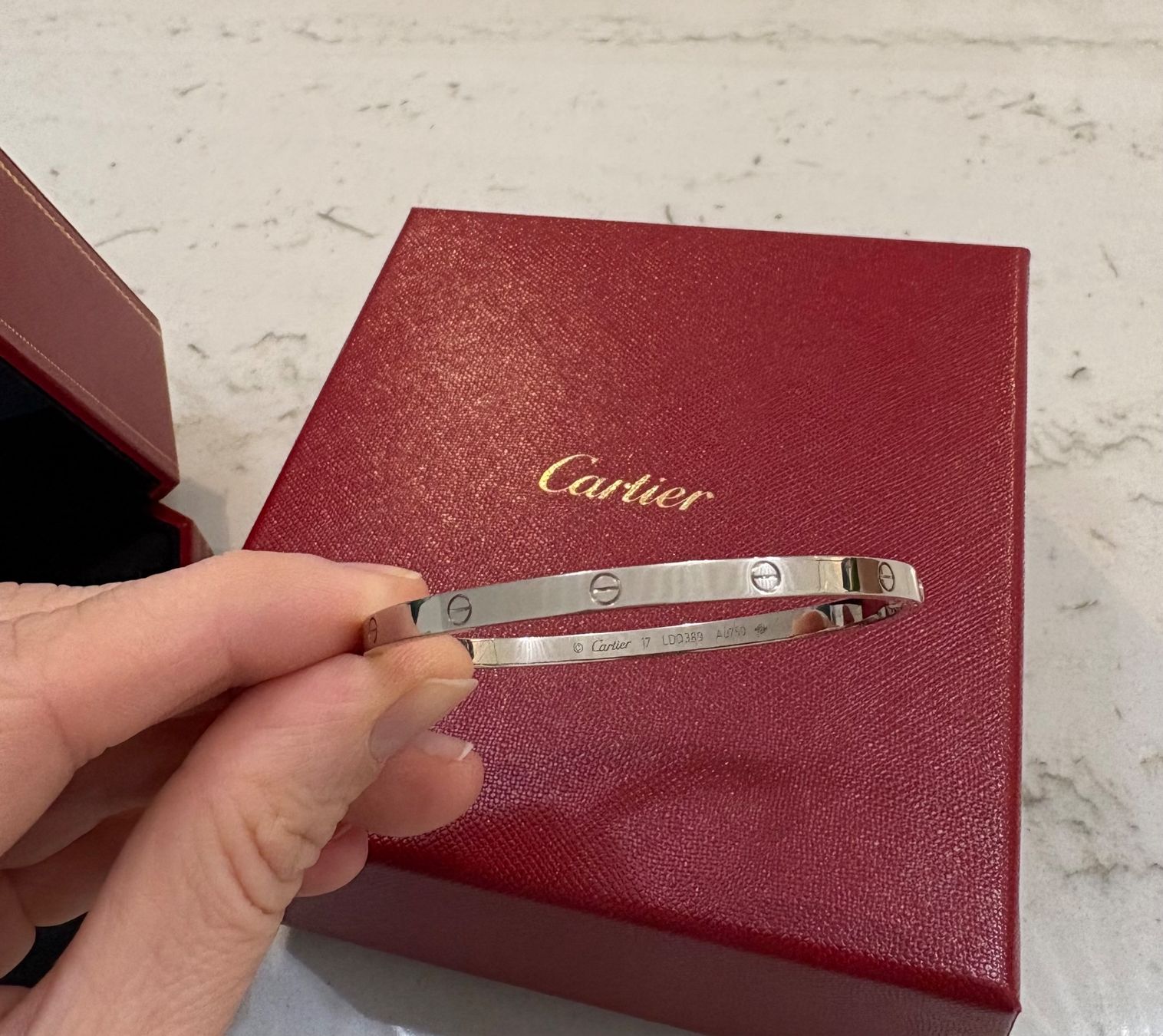 Bracciali & Braccialetti: Cartier Love Small 17 – Usato da Rolle venduto da pioupiou76 3