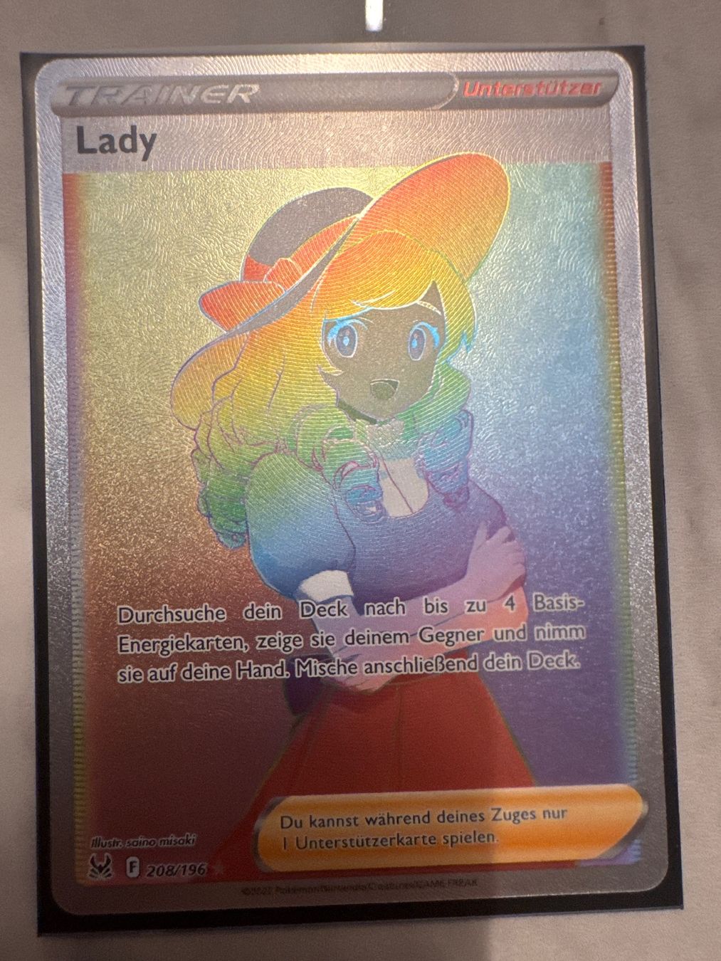 Pokémon Carte collezionabili: Lady LOR208 DE - Verlorener Ursprung – Nuovo (secondo la descrizione) da Wil SG venduto da Prof.Eich