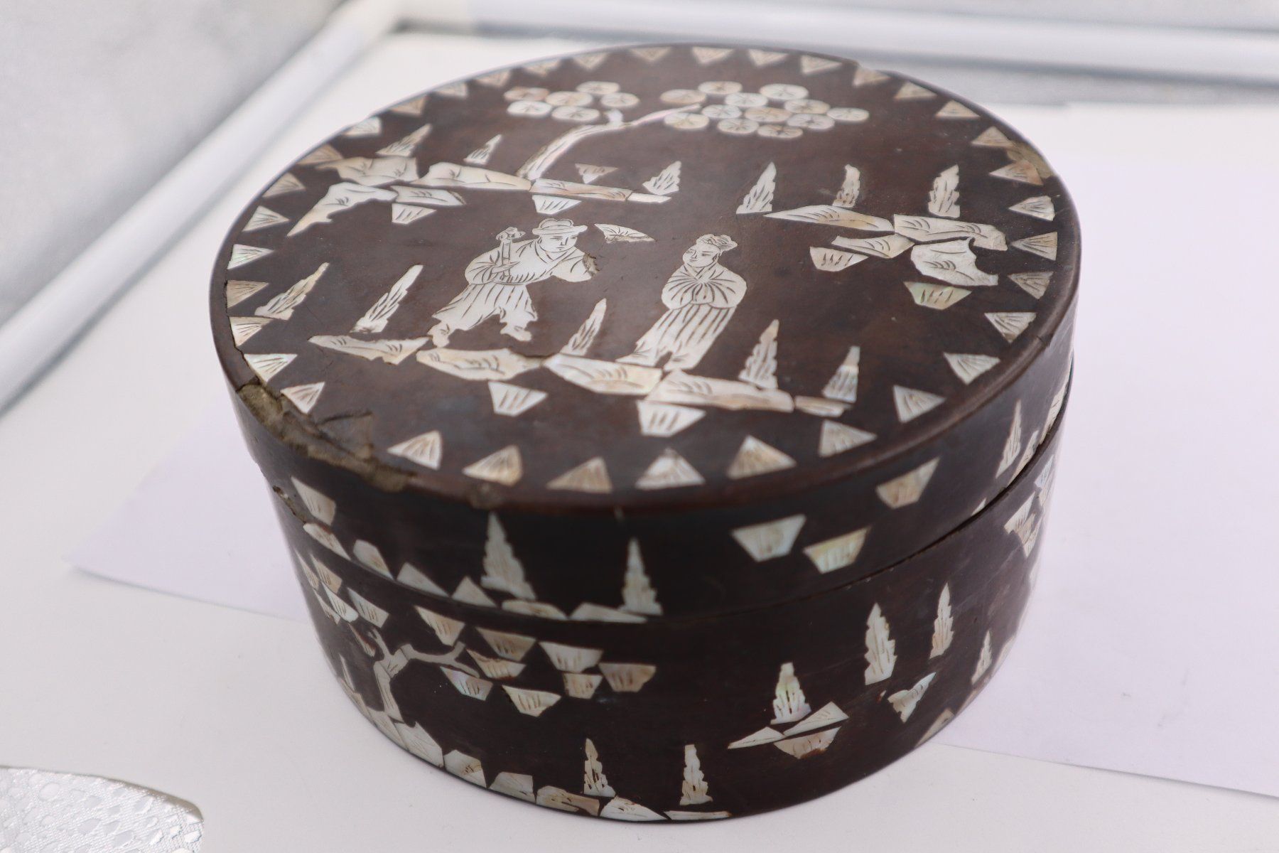 Dosen: Antike Chinesische Box inlaid Perlmutter China Perlmutt – Gebraucht aus Baden von TellsKuchenhaus 7