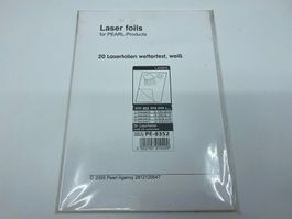 20 Laserfolien weiss, A4 wetterfest