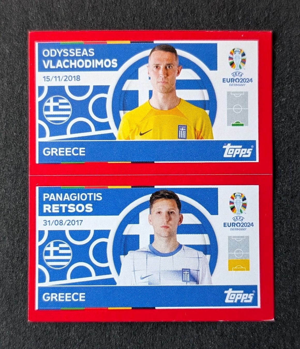 Topps Carte collezionabili: Topps EM 2024--GRE 2/3 – Nuovo e nell'imballaggio originale da Hittnau venduto da stamps_and_coins