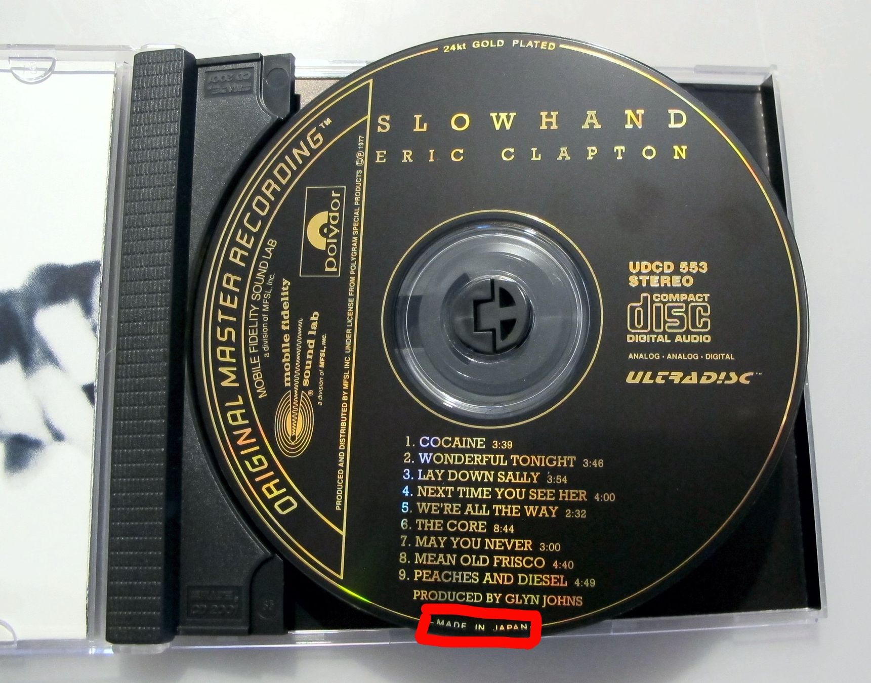 CD: Eric Clapton  Slowhand CD – Usato da Reinach AG venduto da Yaris6 3