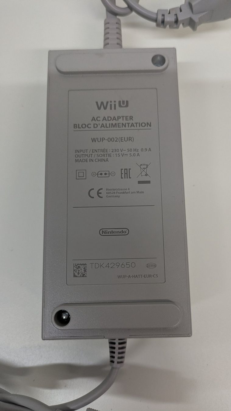 Nintendo Adapter & Kabel: Original Nintendo Wii U Netzteil / Power Supply – Gebraucht aus Menziken von mame18 1
