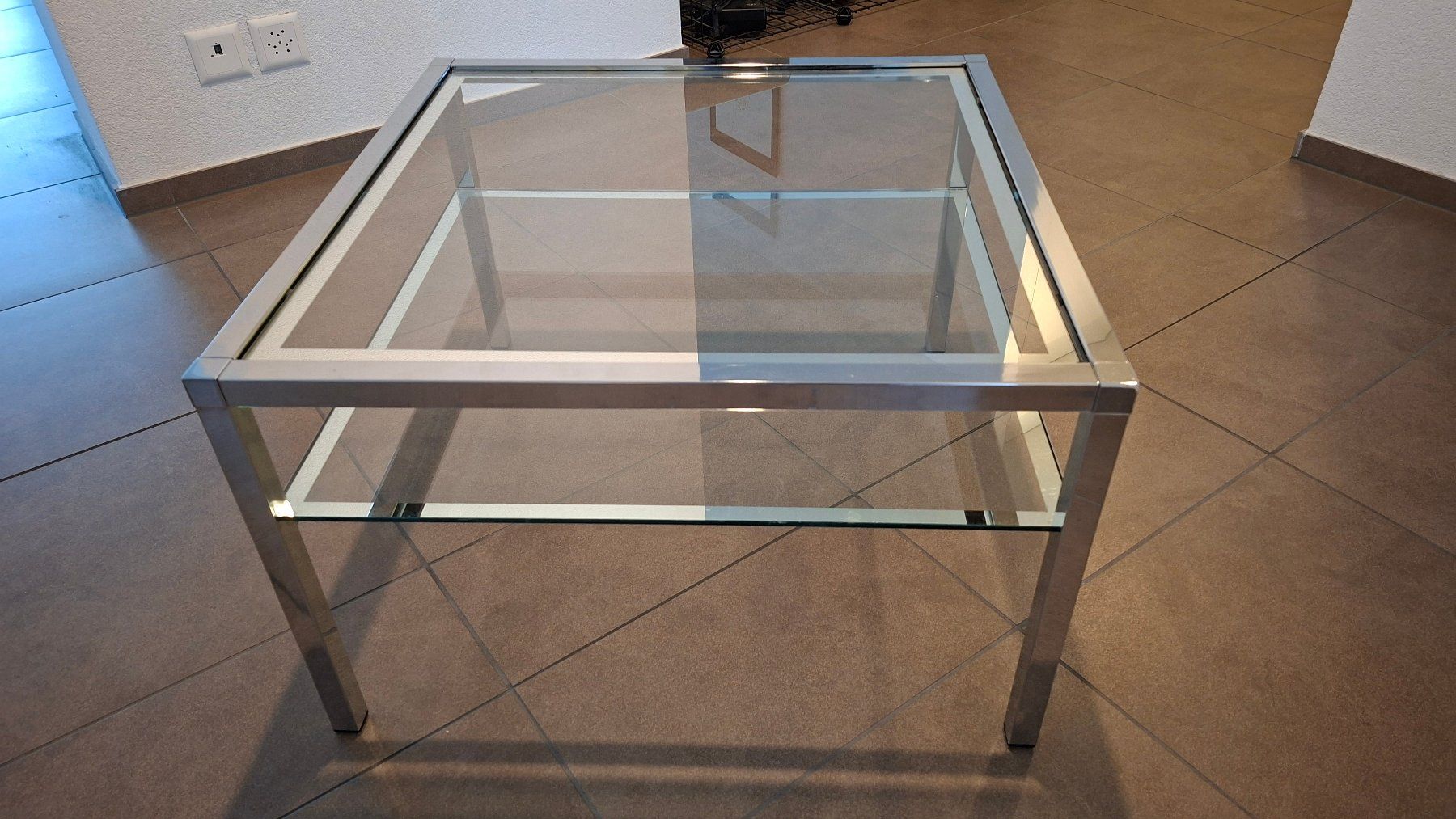 Tische: Couchtisch Glas-Metall – Gebraucht aus Fällanden von talpaterra 2