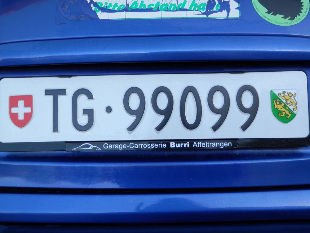 Thurgauer Autonummer 2