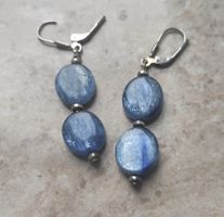 Ohrring Silber 925 mit Kyanit bzw. Disthen