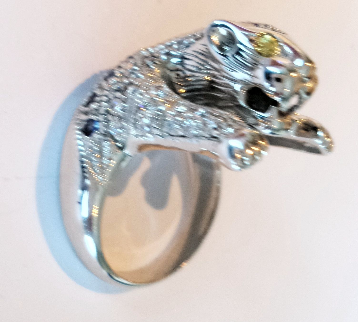 Anelli: Panther Design Ring – Nuovo (secondo la descrizione) da Zürich venduto da adriben 4
