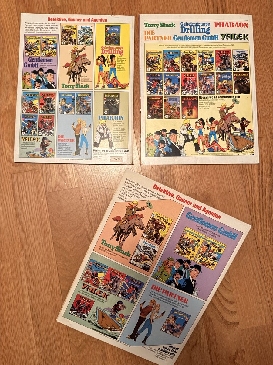 Comics: Vintage Comic 3x DIE PARTNER – Gebraucht aus Zürich von Washingpowder 1
